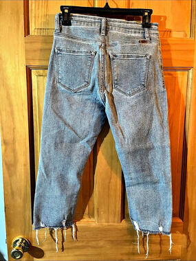 KanCan jeans Distressed Straight Leg Blue